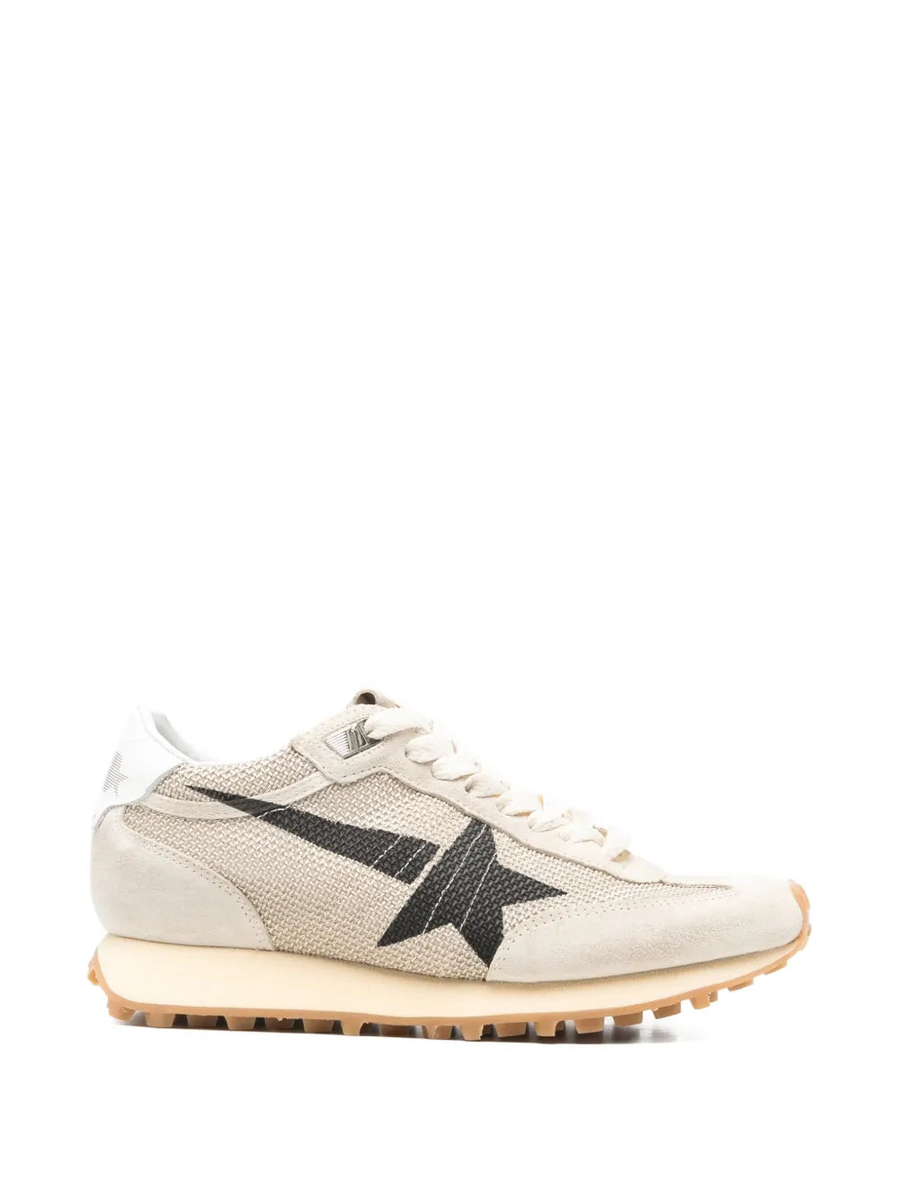 Golden Goose Marathon Lace-Up — Beige — Size US M 3.5 - US W 5 — Front View