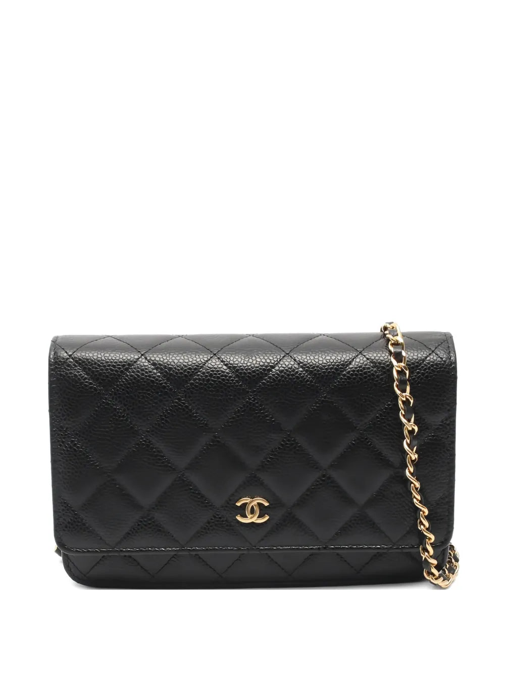 Chanel Pre Owned 2019 Quilted Chain Wallet — Same as shown — Size One Size — Front View