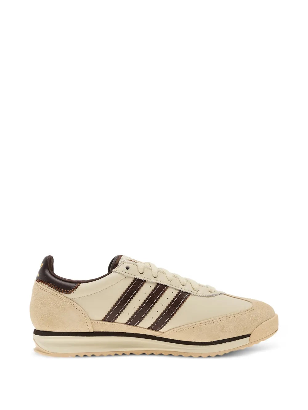 adidas Sl 72 Rs Striped Low-Top Sneakers — Beige — Size US M 8 - US W 9.5 — Lifestyle View