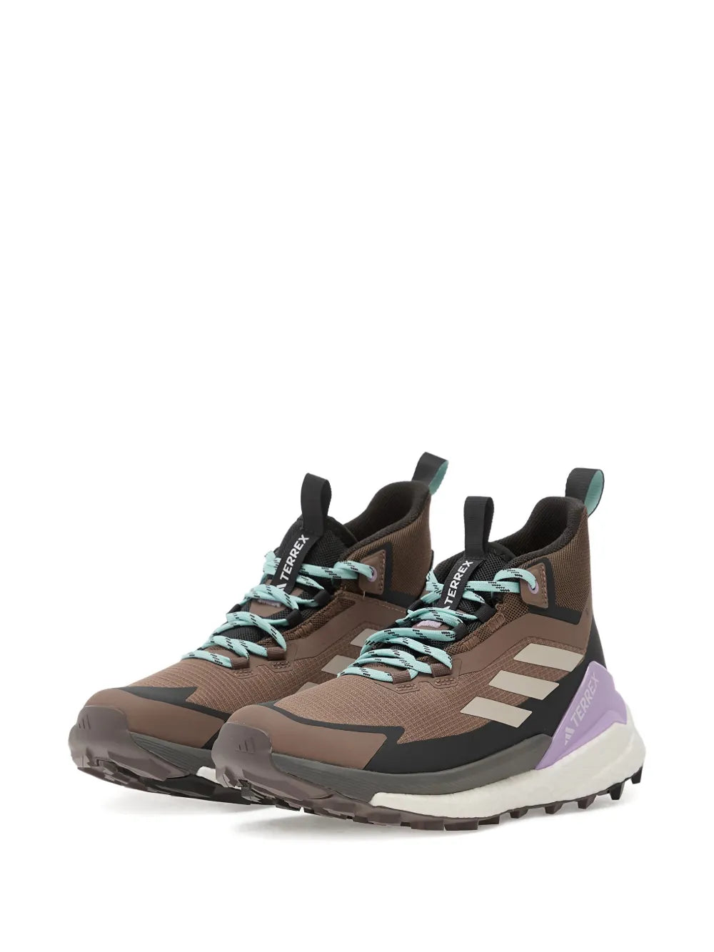 adidas Terrex Free Hiker 2 Gtx W Lace-Up — Brown — Size US M 3.5 - US W 5 — Side View