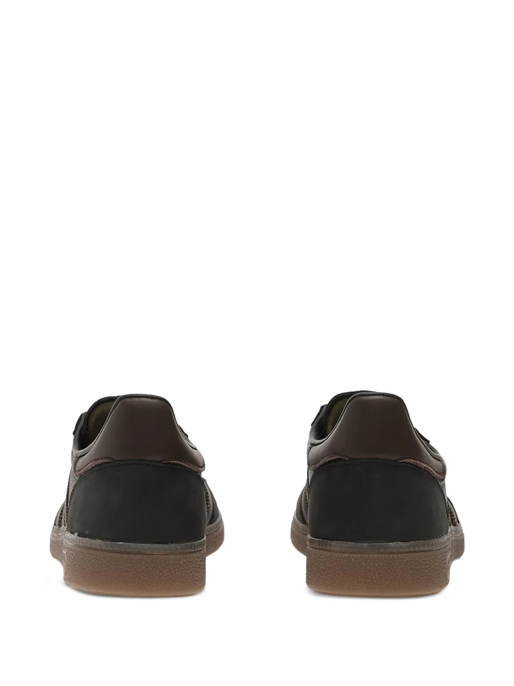 adidas Handball Spezial Lace-Up Sneakers — Black — Size US M 8.5 - US W 10 — Top View