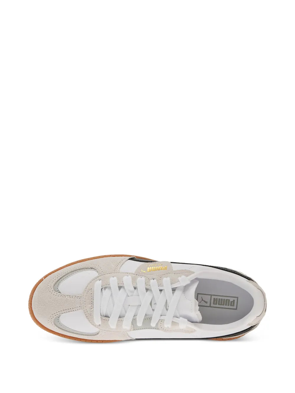 PUMA Palermo Moda Wns Lace-Up — White — Size US M 3.5 - US W 5 — Top View
