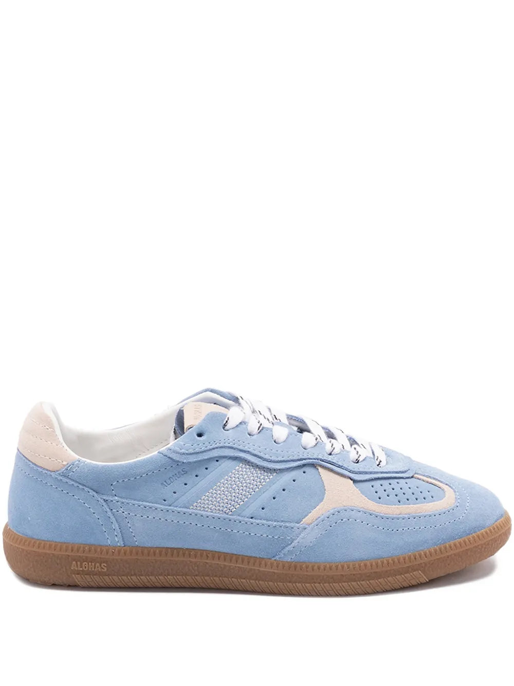 ALOHAS Tb.490 Cut-Out Detail — Blue — Size US M 3.5 - US W 5 — Front View
