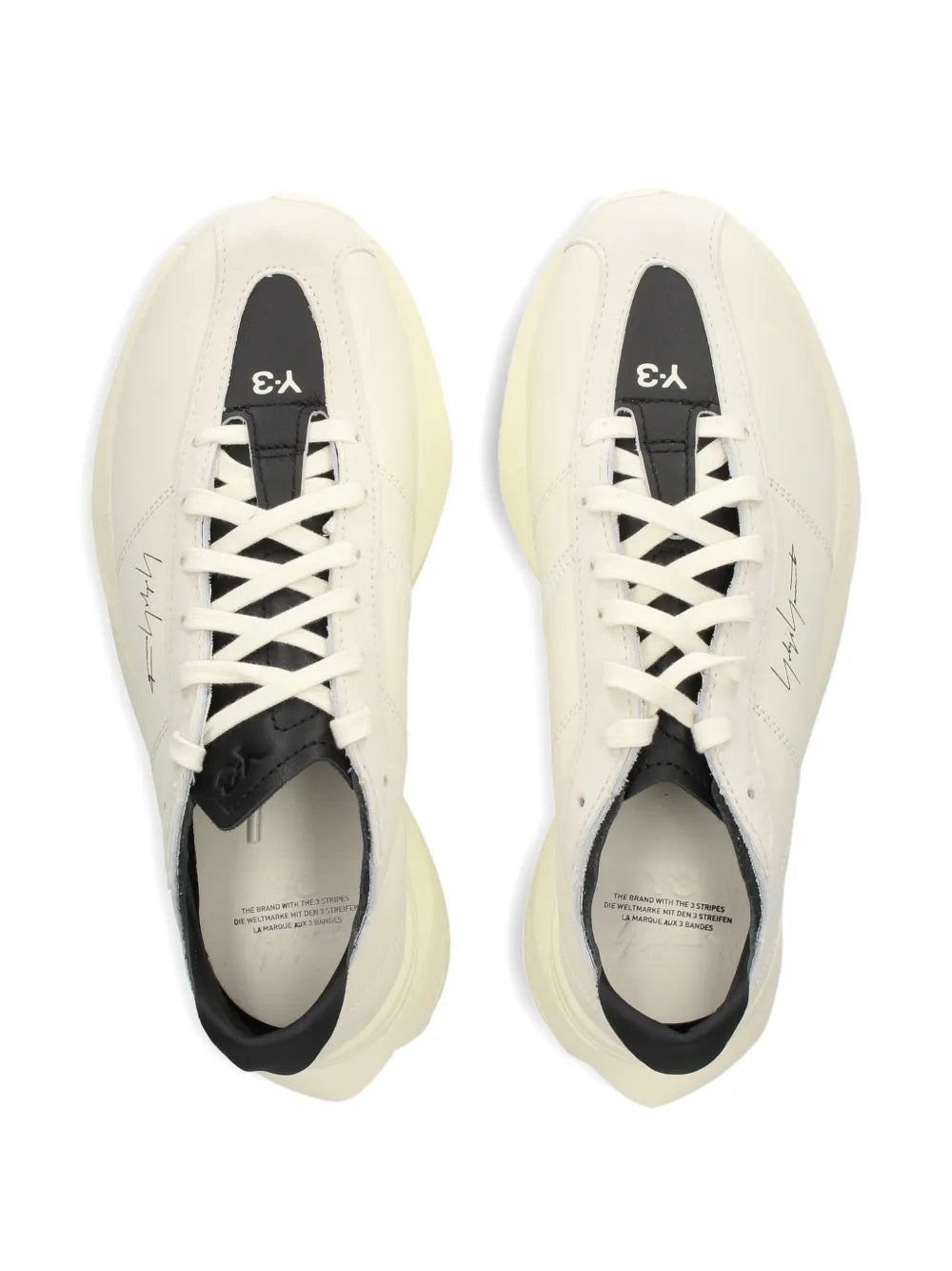 Y-3 S-Gendo Trail — Black — Size US M 3.5 - US W 5 — Back View