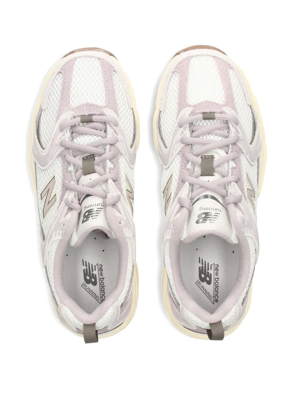 New Balance 530 Logo-Patch — White — Size US M 3.5 - US W 5 — Back View