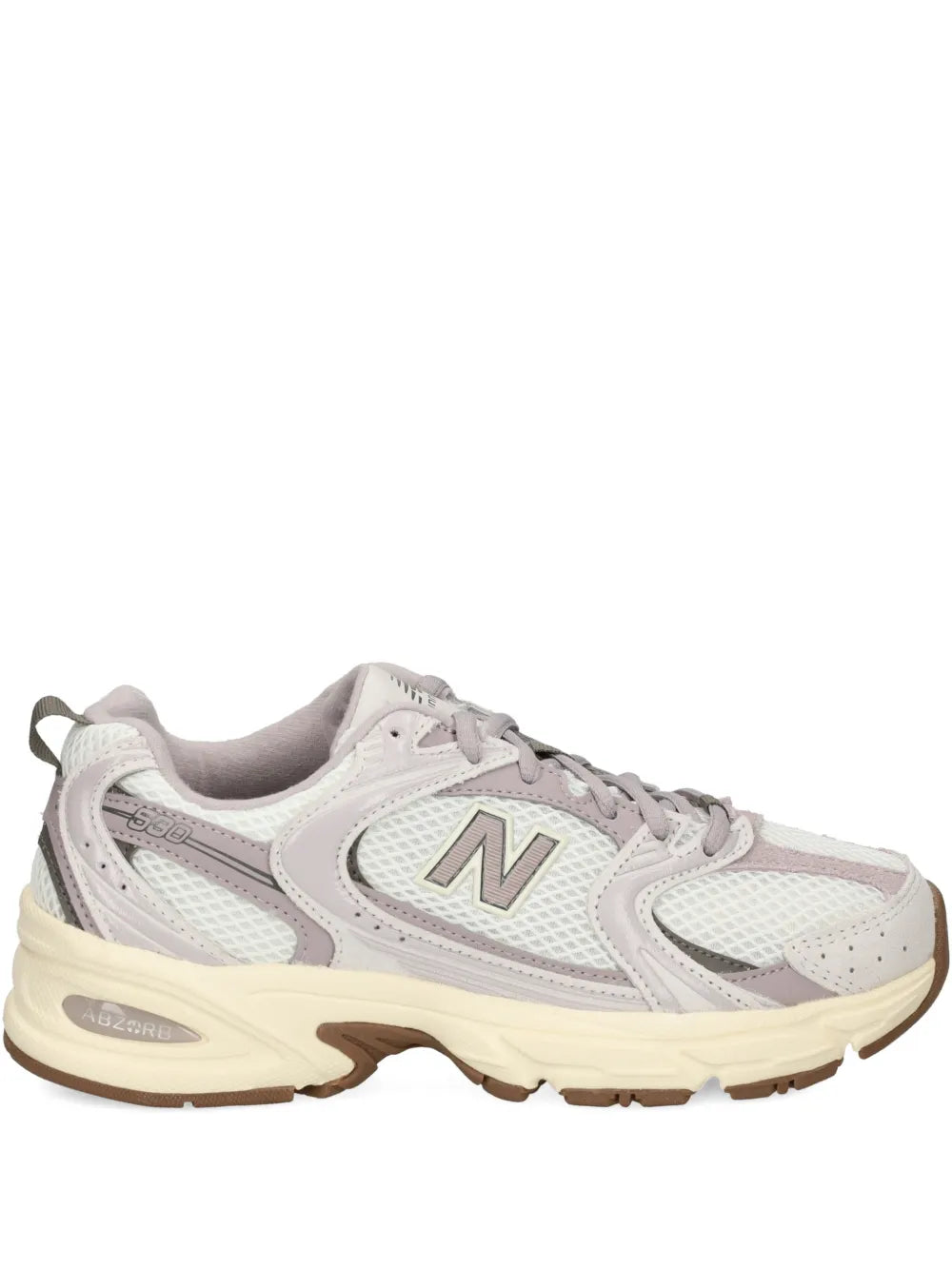 New Balance 530 Logo-Patch — White — Size US M 3.5 - US W 5 — Front View