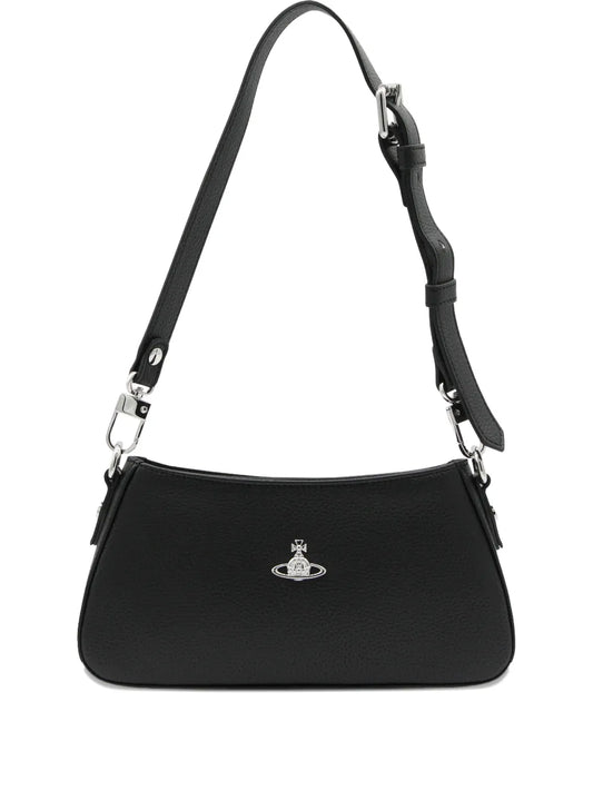 Vivienne Westwood Orb Applique Shoulder Bag — Same as shown — Size One Size — Front View