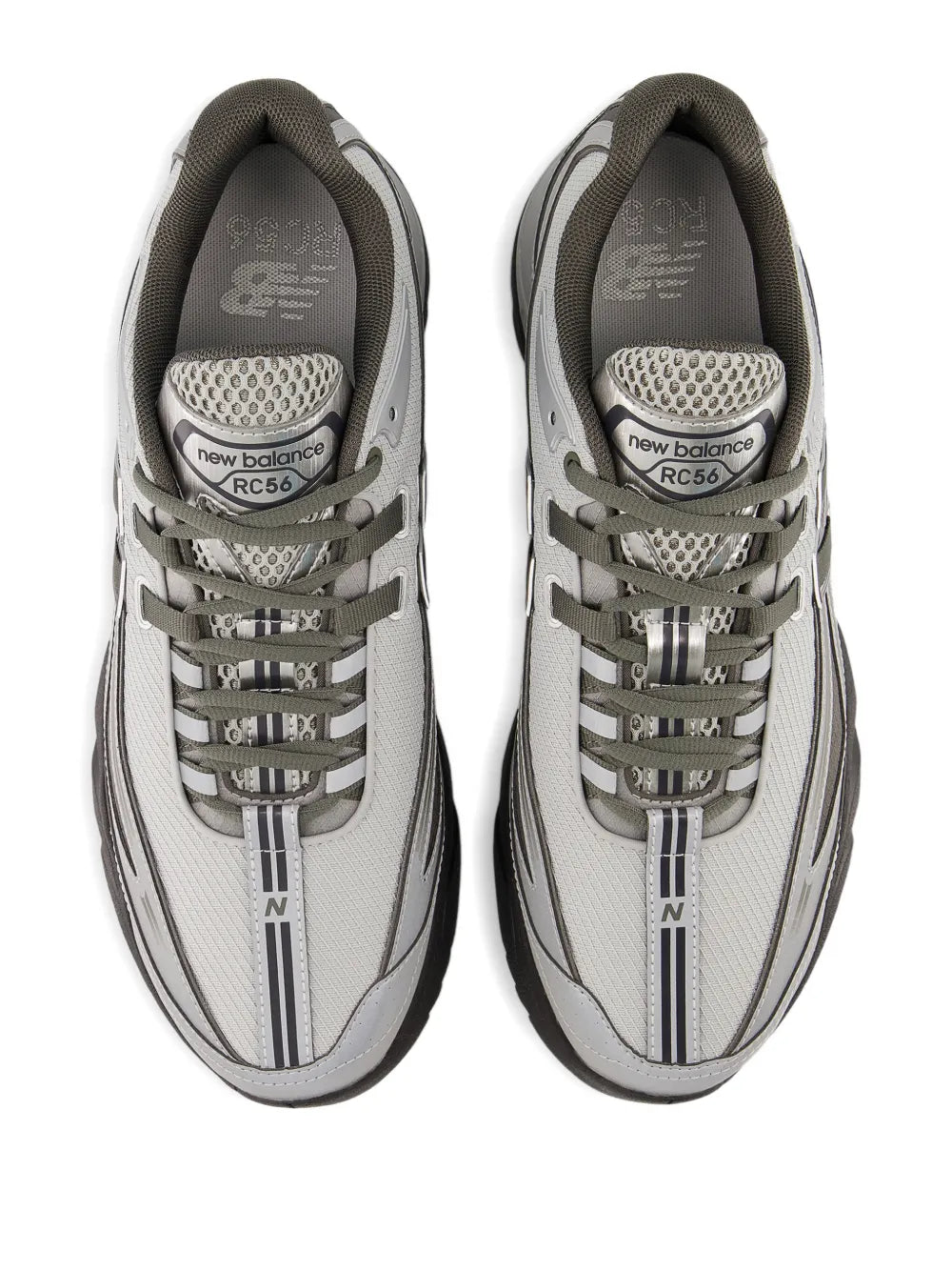 New Balance Rc56 Logo Low-Top — Grey — Size US M 3.5 - US W 5 — Detail View