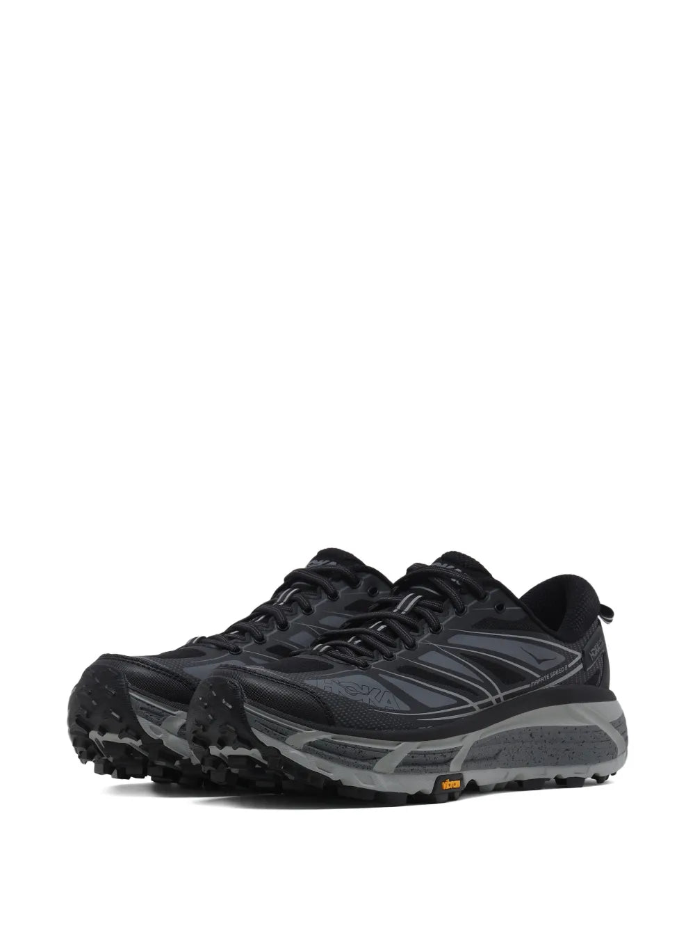HOKA One Mafate Speed 2 — Black — Size US M 3.5 - US W 5 — Side View