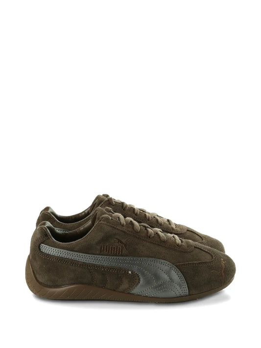 PUMA Speedcat Lux Leather — Brown — Size US M 3.5 - US W 5 — Front View