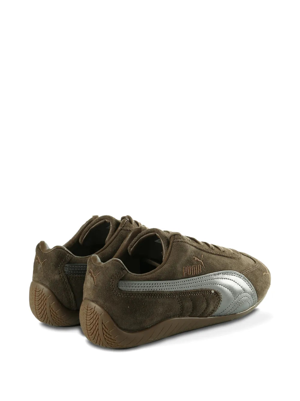 PUMA Speedcat Lux Leather — Brown — Size US M 3.5 - US W 5 — Back View