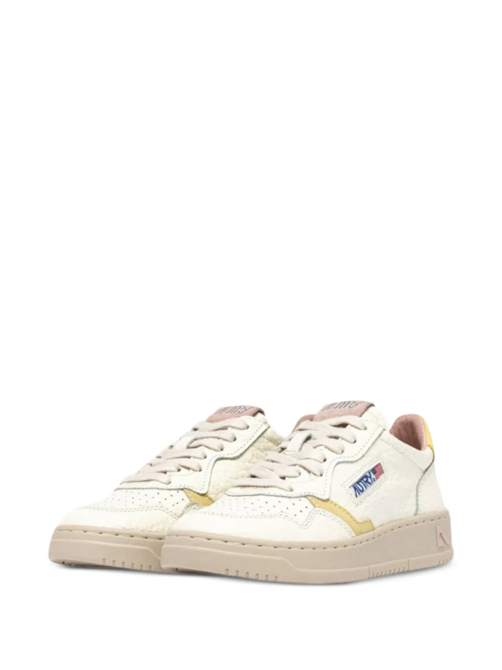 Autry Medalist Lace-Up — White — Size US M 3.5 - US W 5 — Side View