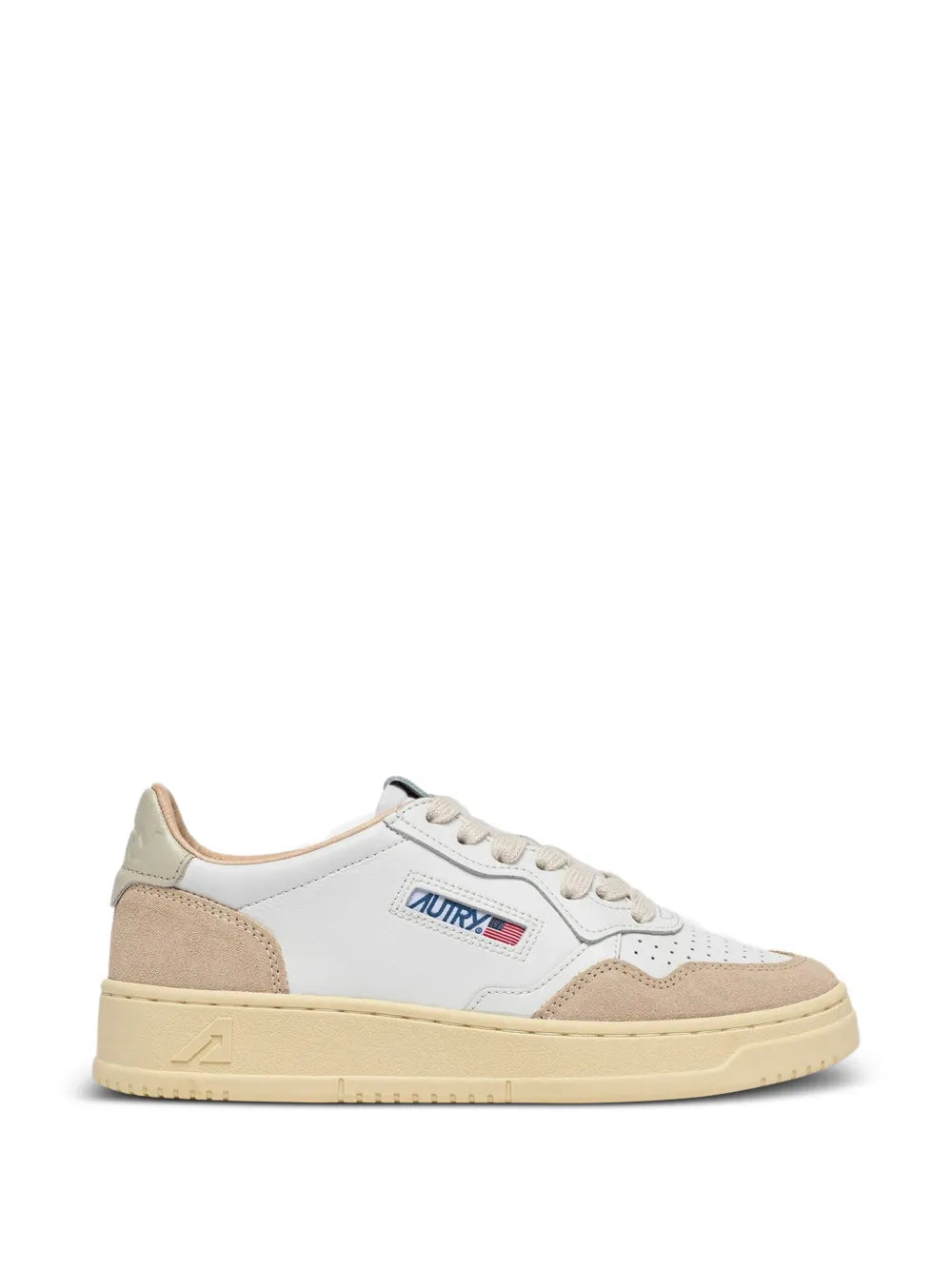 Autry Medalist Low-Top — White — Size US M 3.5 - US W 5 — Front View