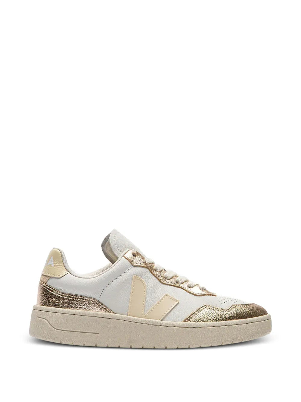 VEJA V-90 Leather — White — Size US M 3.5 - US W 5 — Front View