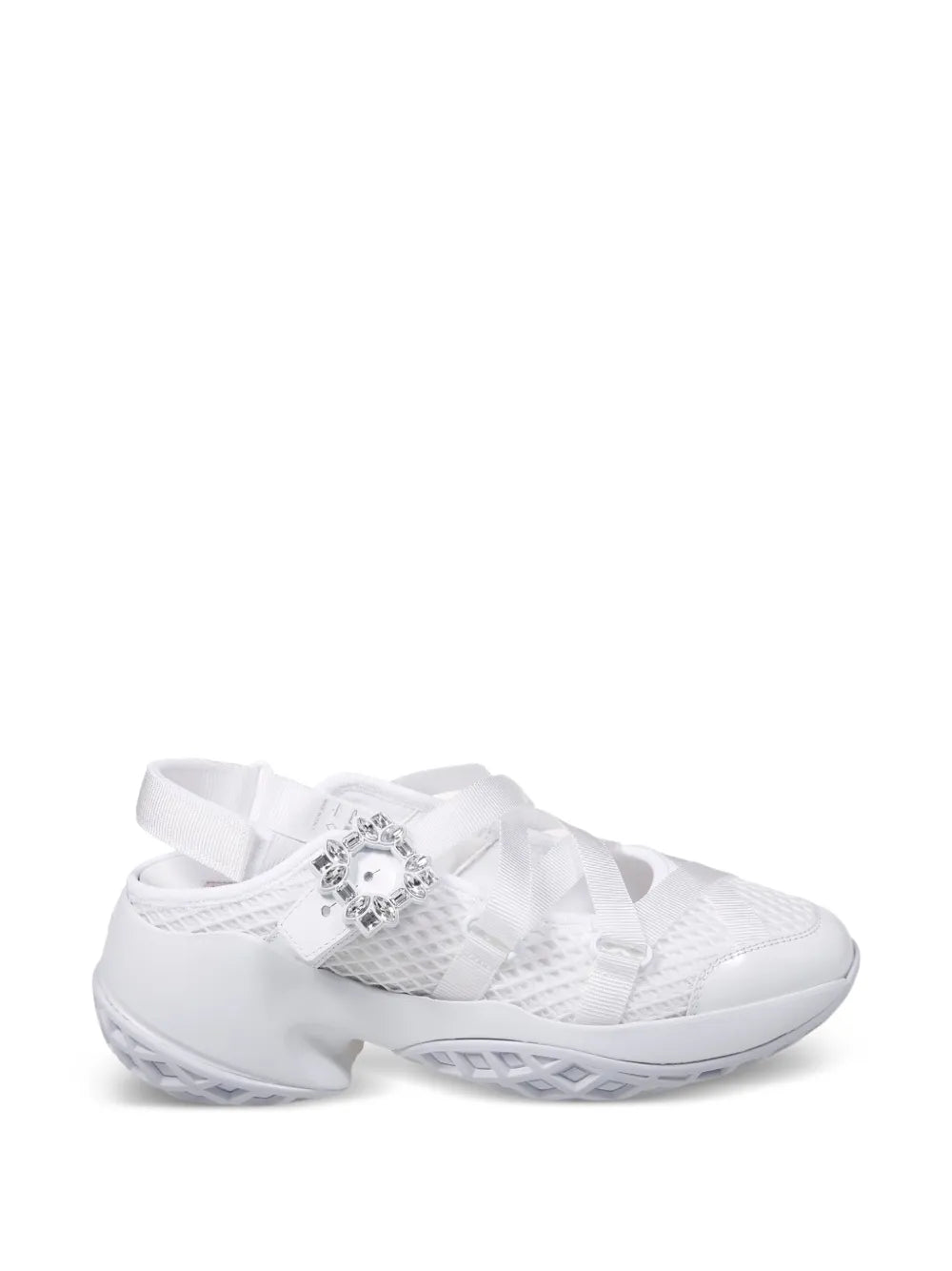 Roger Vivier Viv' Run — White — Size US M 3.5 - US W 5 — Front View
