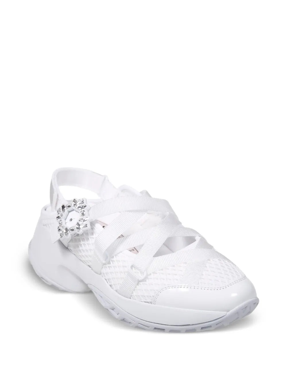 Roger Vivier Viv' Run — White — Size US M 3.5 - US W 5 — Side View
