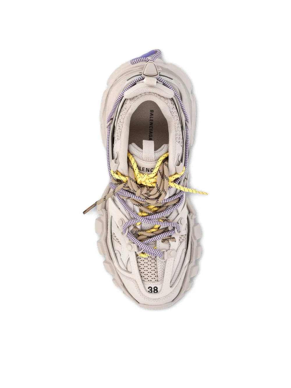 Balenciaga Track Trail Laces — Taupe — Size US M 3.5 - US W 5 — Back View