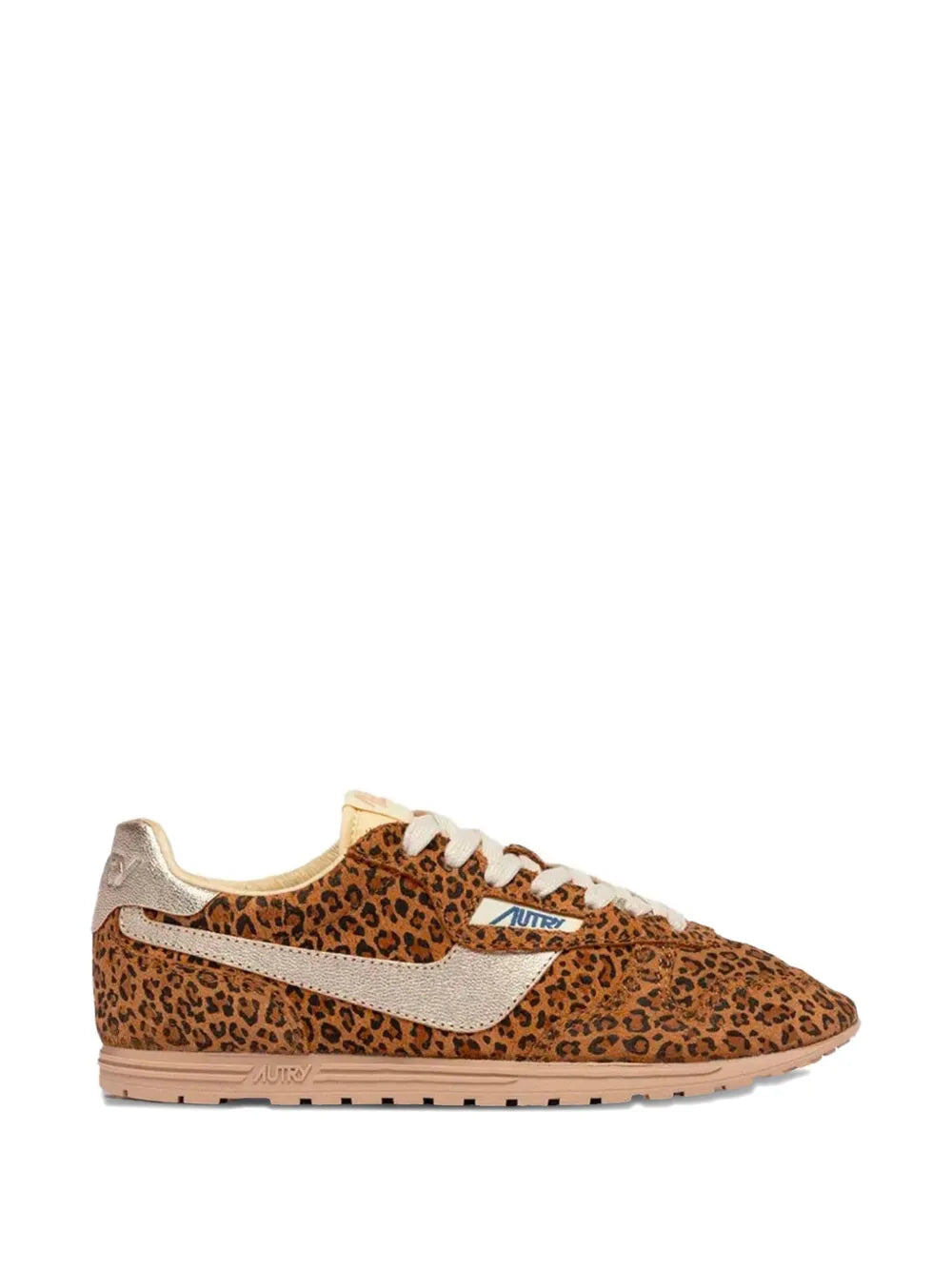 Autry Windspin Leopard-Print — Brown — Size US M 3.5 - US W 5 — Front View