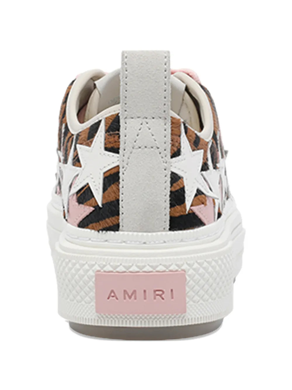 AMIRI Court Low Zebra-Print — Pink — Size US M 3.5 - US W 5 — Back View