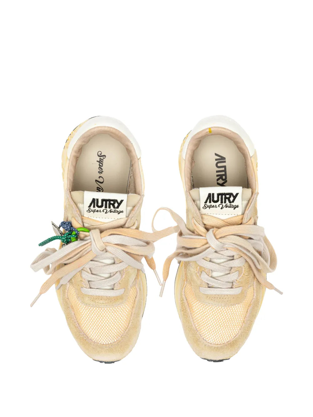 Autry Charm Detail — Beige — Size US M 3.5 - US W 5 — Top View