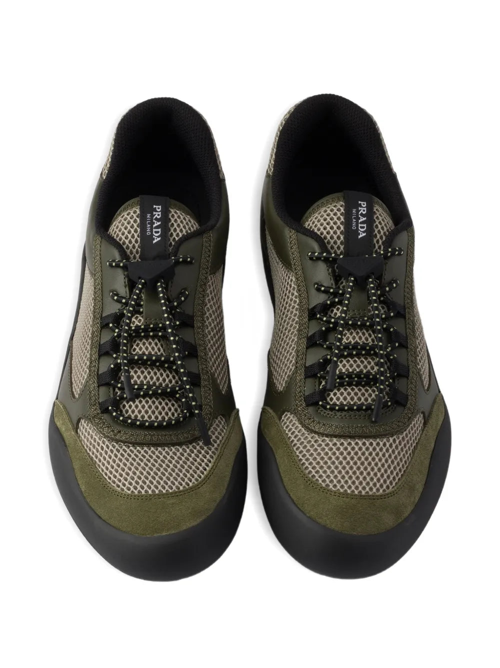 Prada Speedrock Mesh — Green — Size US M 3.5 - US W 5 — Back View