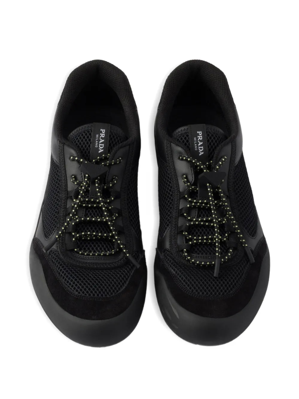 Prada Speedrock Mesh Panelled — Black — Size US M 3.5 - US W 5 — Back View