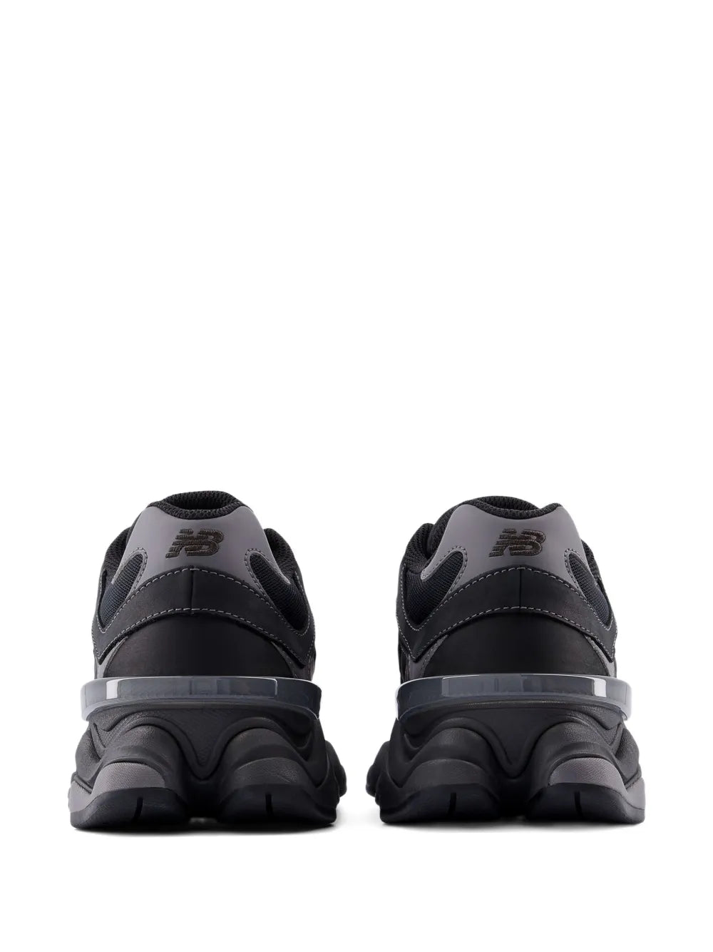 New Balance 9060 Lace-Up — Black — Size US M 3.5 - US W 5 — Back View