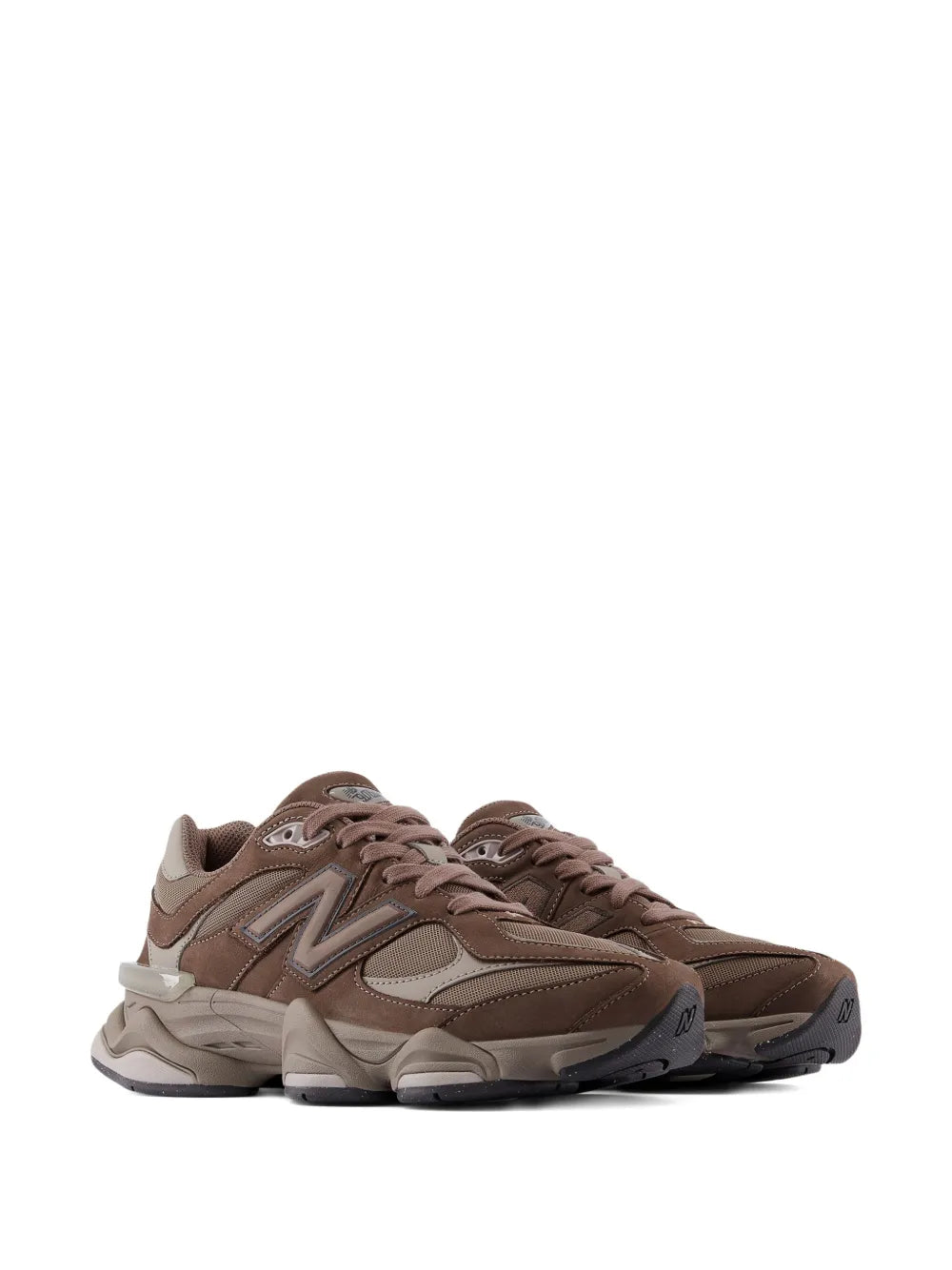 New Balance 9060 Lace-Up — Brown — Size US M 3.5 - US W 5 — Side View