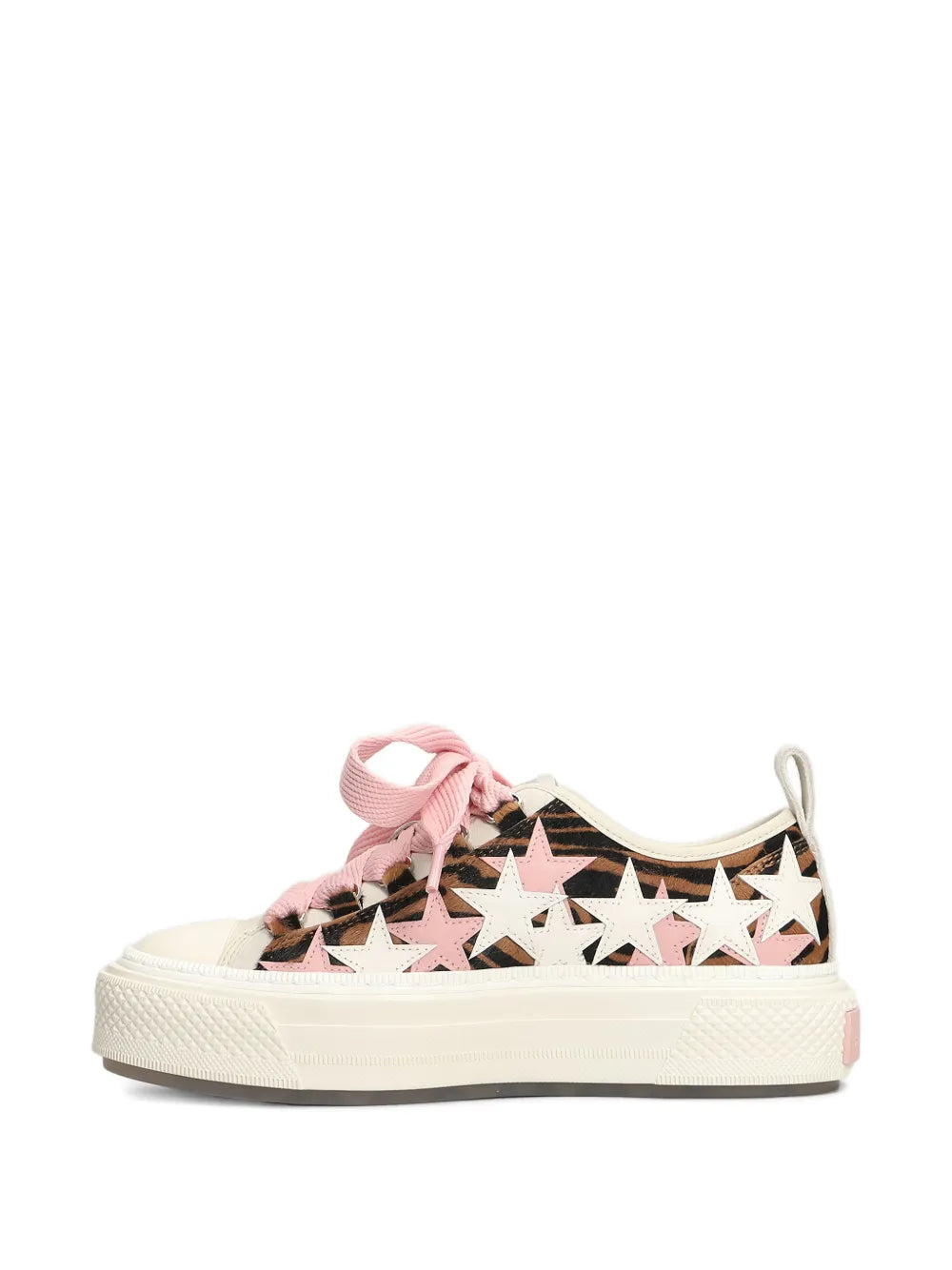 AMIRI Star-Pattern Lace-Up — White — Size US M 3.5 - US W 5 — Top View