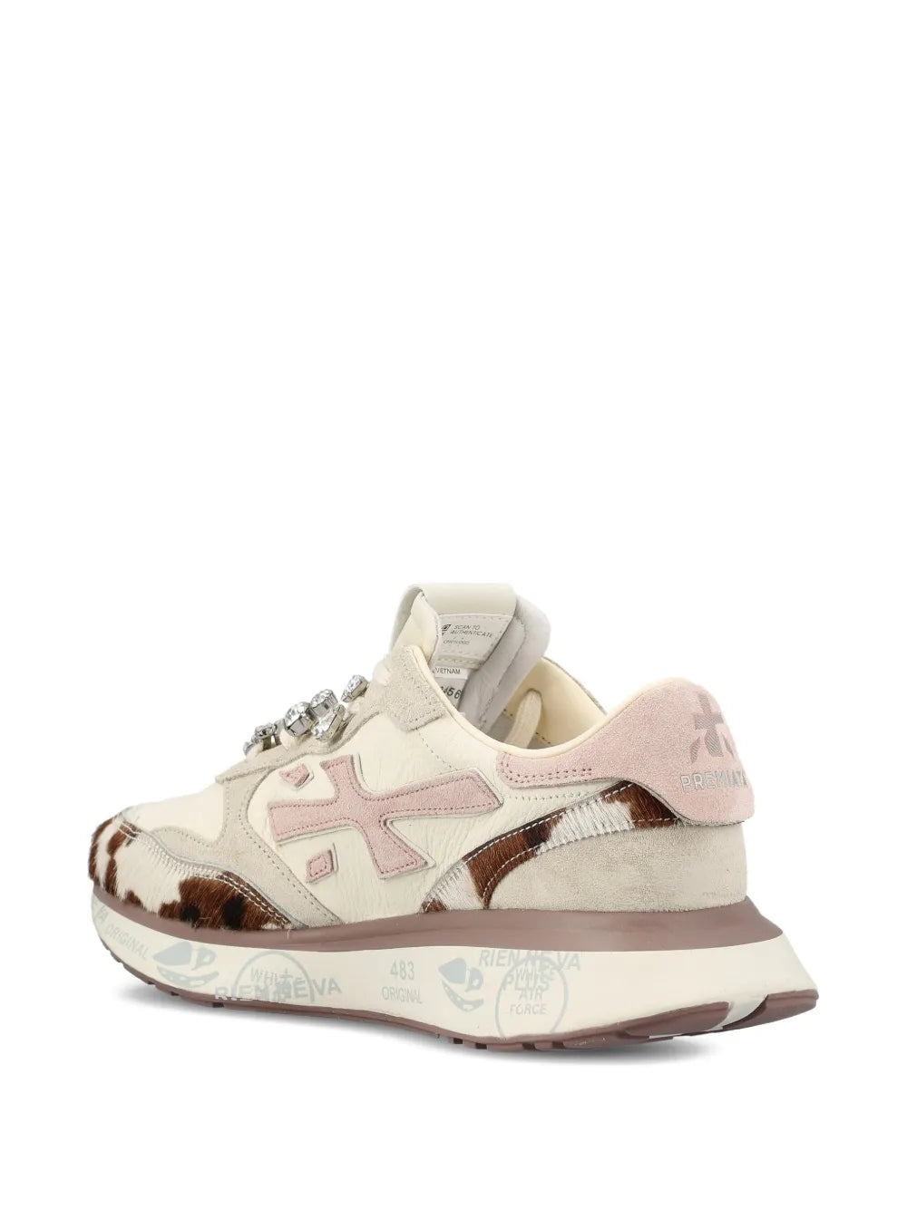 Premiata X Franz Kraler Lauryn — White — Size US M 3.5 - US W 5 — Top View