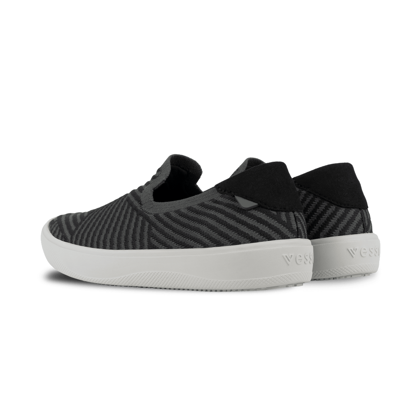 Men's Boardwalk Slip-On - Dark Grey/Black Zigzag
