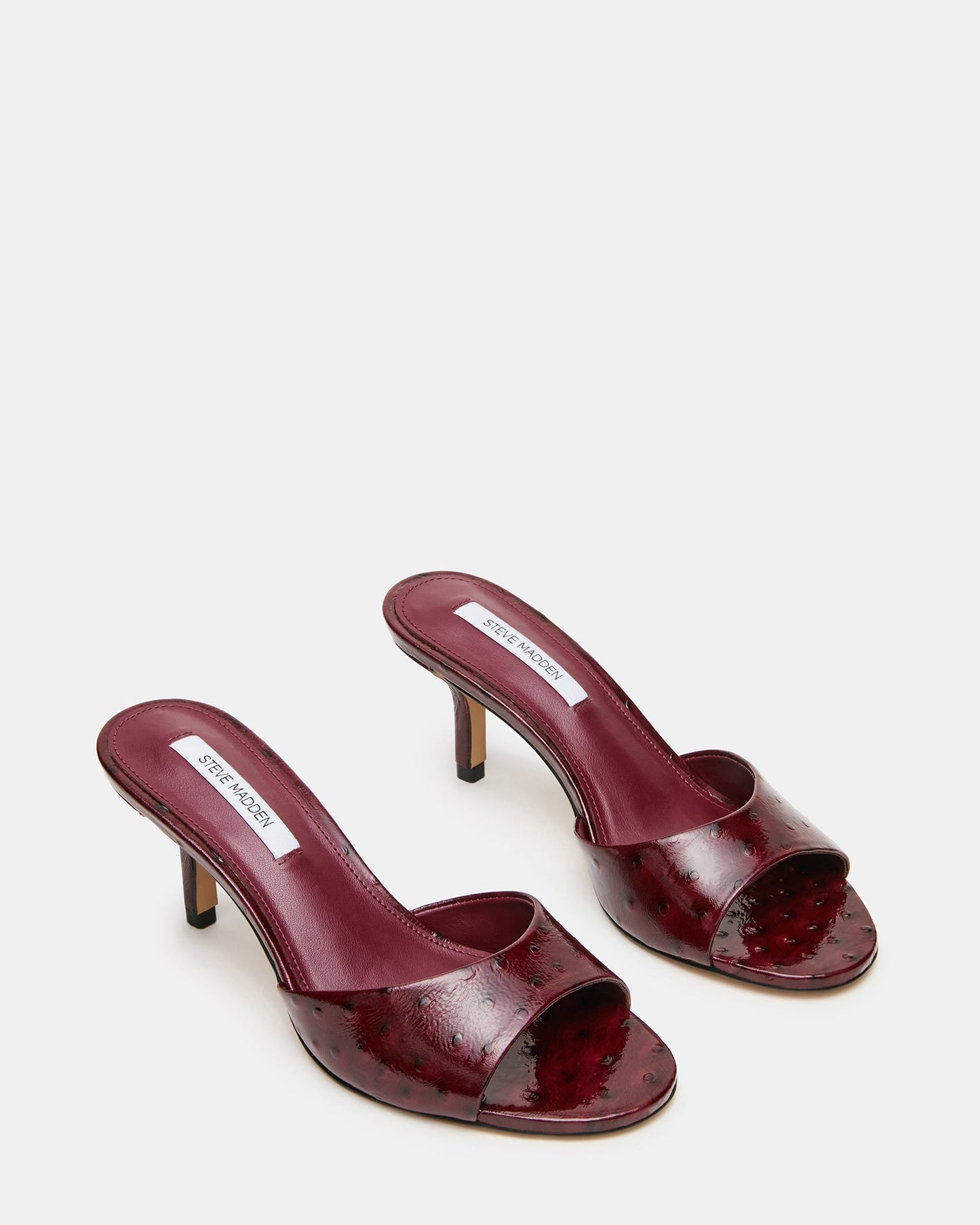 KENDRIX OSTRICH WINE LEATHER