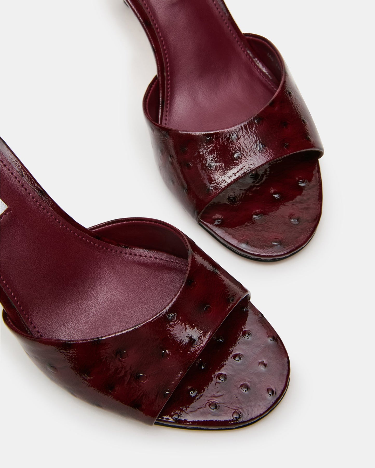 KENDRIX OSTRICH WINE LEATHER