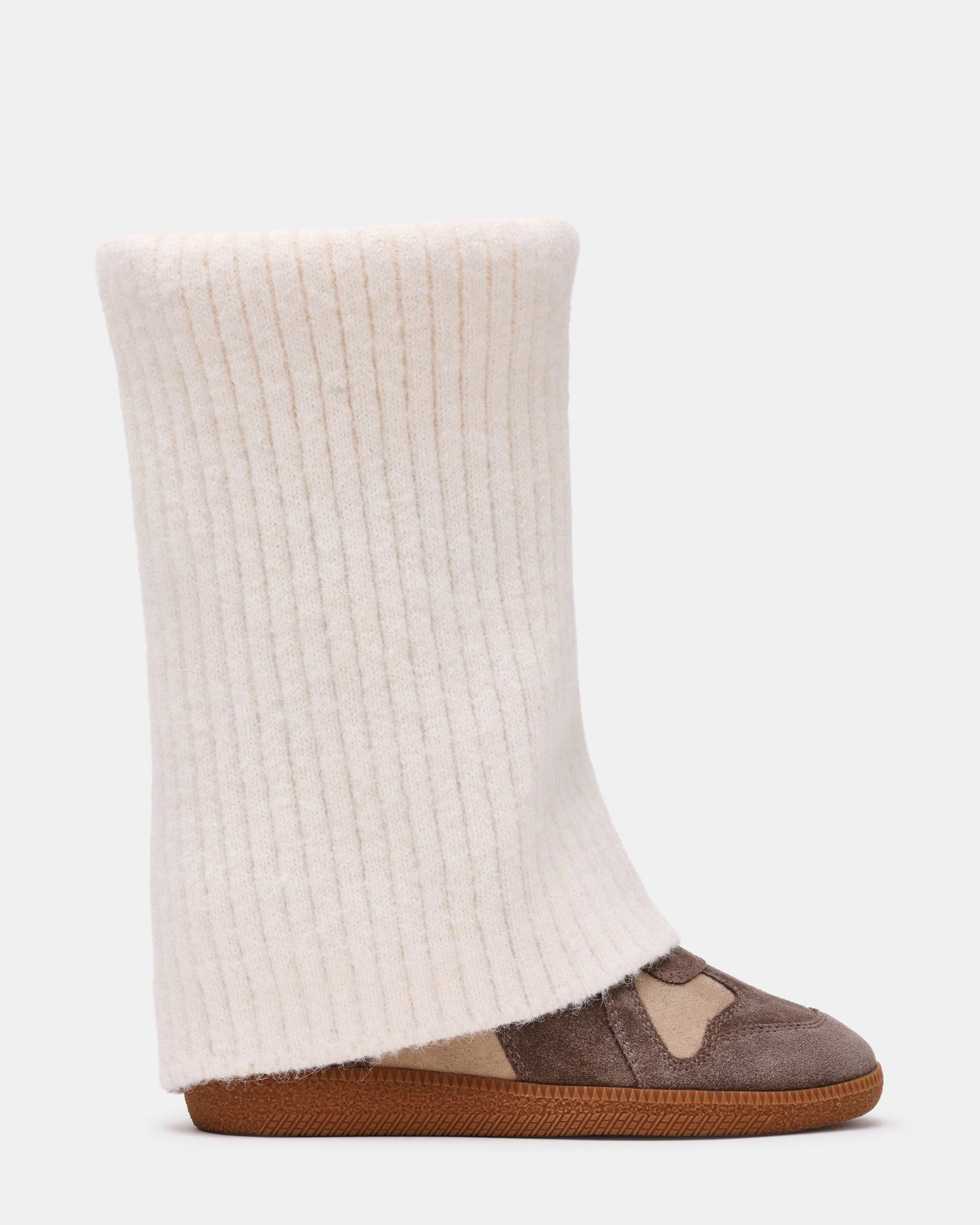MAVIS KNIT TAUPE SUEDE